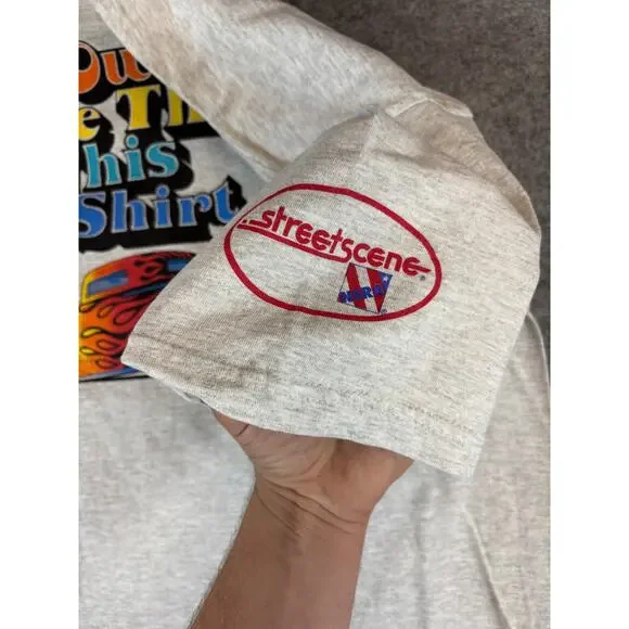 Vintage 90s Hot Rod Car Racing Shirt Mens XL Gray I Own More Than This T-Shirt - Picture 5 of 7